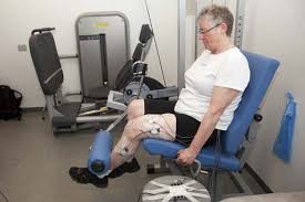 Leg extension, calf raises, abductor-adductor exercises, activities to avoid, sports training